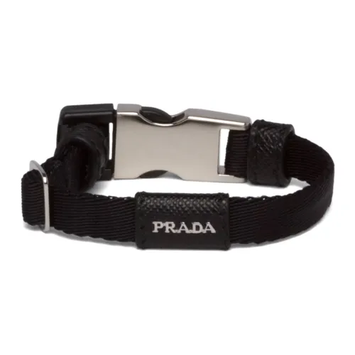 PRADA Ткань Браслеты Черные Женские