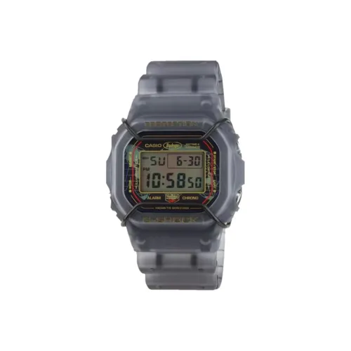 CASIO Кварцевый механизм Смола Ремешок Часы Мужские Черный циферблат DW 5600BDG23 1