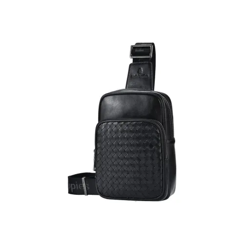 Hush Puppies Сумка через плечо из коровьей кожи стандартная мужская черная