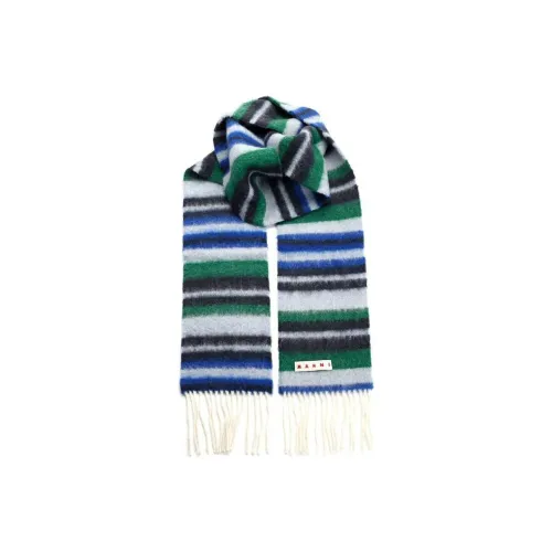 MARNI Wool Knit Шарфы Синий Женские