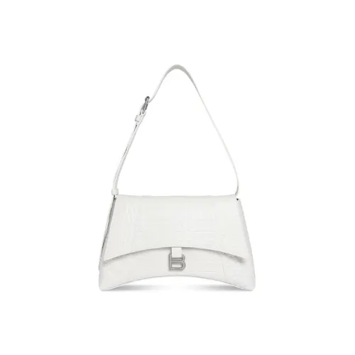 Balenciaga Downtown Коровья кожа Сумка через плечо Женская Белая