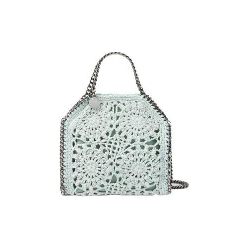 Stella McCartney Falabella Хлопок Тоут Сумка Сумка для покупок Сумка через плечо Сумка Мини Женская Светло-мятная