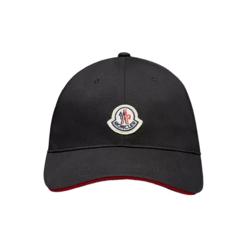 MONCLER Хлопковые кепки Черный/Красный Мужской