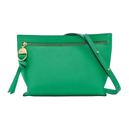 LONGCHAMP Mailbo Коровья кожа крупнозернистая Сумка через плечо Женская Травяной зеленый