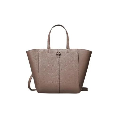 TORY BURCH McGraw Litchi Grain Leather Crossbody Bag Shoulder Bag Women's Gray TORY BURCH McGraw Личи Зернистая текстура Кожа Сумка через плечо Сумка для плеча Женская Серый