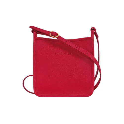 LONGCHAMP Le Foulonné Коровья кожа Сумка через плечо Маленькая Женская Страстная любовь Красный
