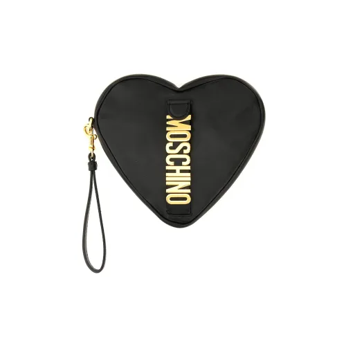 MOSCHINO Телячья кожа Клатч Женский Черный