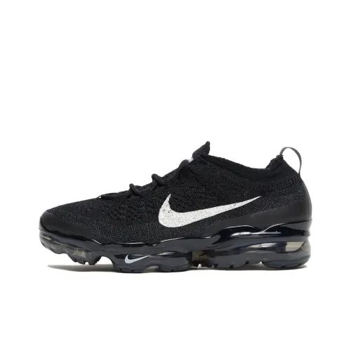 Nike VaporMax 2023 Non Slip Легкий Низкий Топ Повседневный Городской Коммутирующий Беговые кроссовки Женские Черный