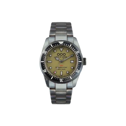 OUT OF ORDER Автоматический механический механизм Мужские часы 44 мм Кофе