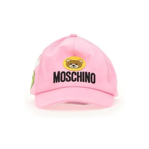 MOSCHINO Хлопковые кепки женские розовые