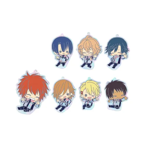 SHOUWU Король OF Song Принц Q Версия Подвеска Мерч по IP Полный комплект из 7 шт. Подвески на тему аниме