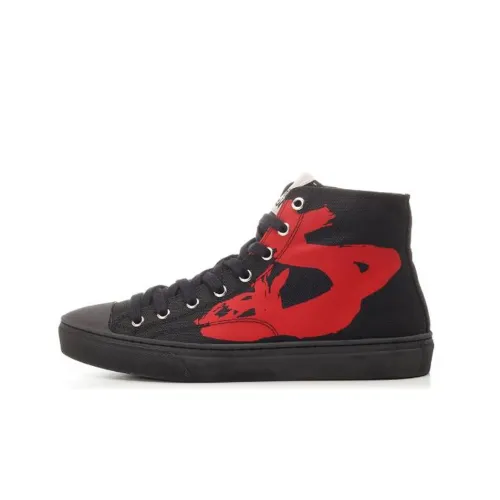 Vivienne Westwood Canvas Shoes High Top Men's