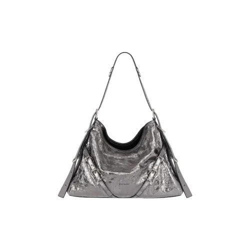Givenchy Sheepskin Bag Shoulder Bag Women's Silver