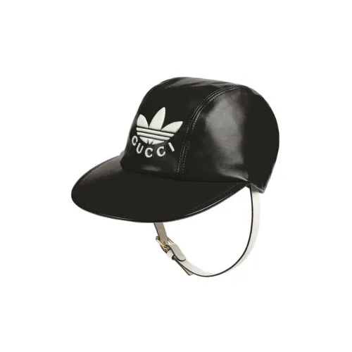 GUCCI X ADIDAS Collaboration Кожа Бейсболки Черные Женские