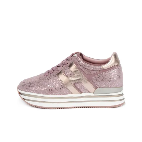 HOGAN Низкий Топ Обувь Платформа Женская Розовая