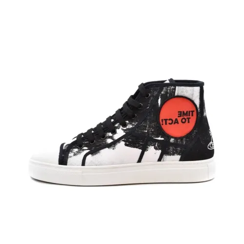 Vivienne Westwood Canvas Shoes MID Top Women's