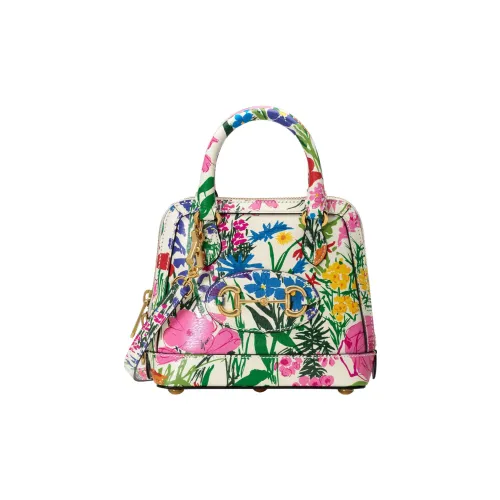 GUCCI Кожа Сумка через плечо Сумка Обычная Женская Белая Многоцветная