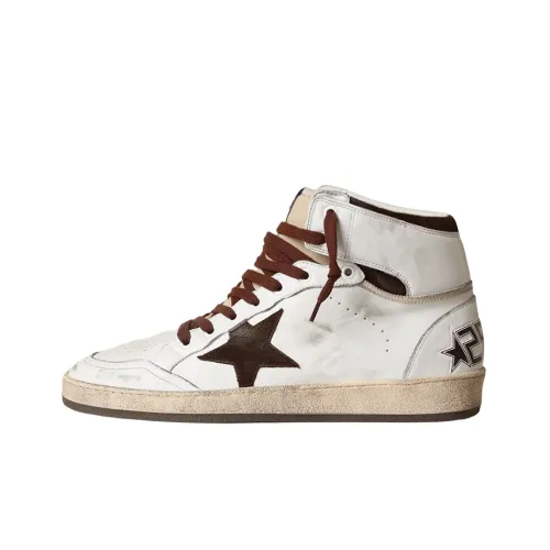 Golden Goose Лазурь Звезда Стильные Скейтбординги Мужской Белый Эффект Потертости