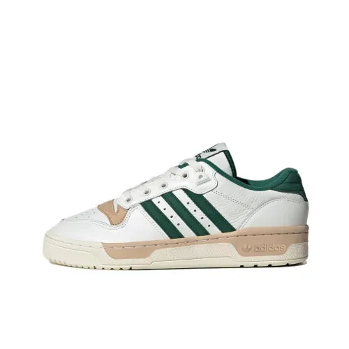 Adidas Originals Rivalry Low Slip Resistant Abrasion Resistant Low Top Скейтборд Кроссовки Унисекс Белый Зеленый
