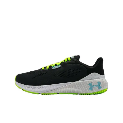 Under Armour Низкий Топ Повседневные Беговые Кроссовки Женские Черный Зеленый