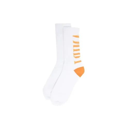 AMIRI Белые унисекс MID носки до икры