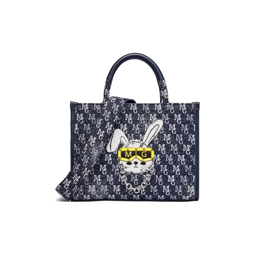 MELLO GOGO Ткань Кролик Сумка Сумка Средний Женские Темно-синий