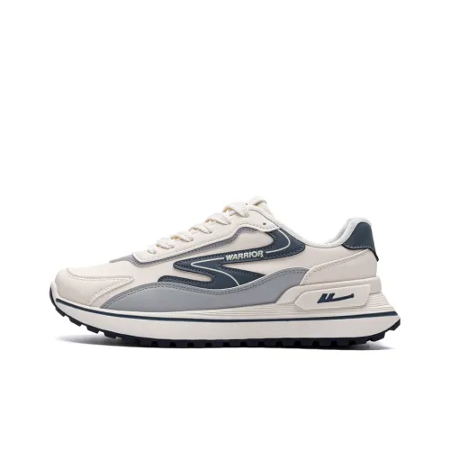 Warrior Дышащий и Легкий Низкий Топ Спортивная Повседневная Обувь Унисекс Бежевый Синий