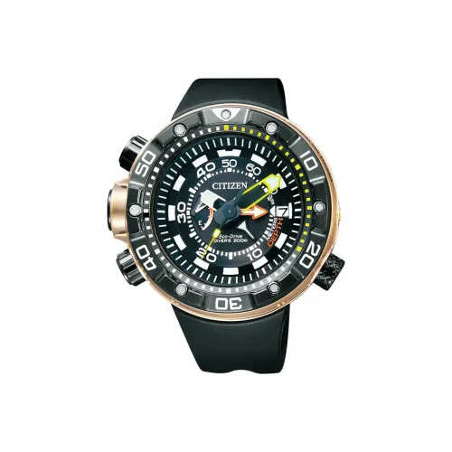 CITIZEN Светильник Кварцевый механизм ПУ (полиуретан) Ремешок Часы 50 мм Мужские часы Черный циферблат