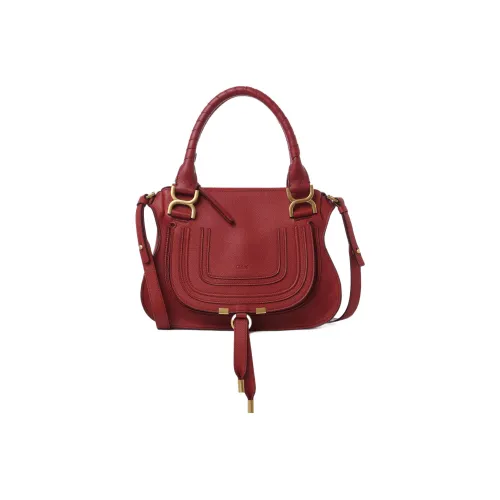 Chloe Marcie Телячья кожа Сумка через плечо Сумка Маленькая Женская Красная