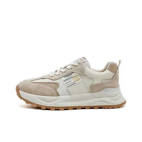 Joy Mario Низкий Топ Спортивная Повседневная Обувь Женская Бежевая