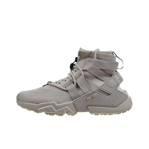 Nike Air Huarache Slip-resistant Abrasion-resistant High Top Беговые кроссовки Мужские Серые
