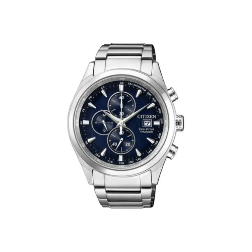 CITIZEN Светильник Кварцевый механизм Мужские Ecology Drive Collection Часы 42,6 мм Синий