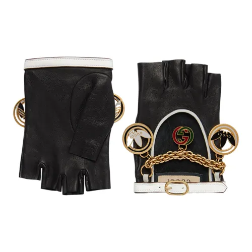 GUCCI Adidas X GUCCI Co Branded SERIES Кожа Спортивные перчатки Черный Женские