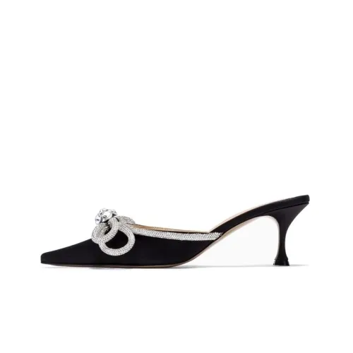 MACH MACH Домашние тапочки Женские Черные