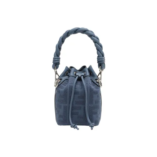 FENDI Mon Tresor Холщовая сумка ведрообразная сумка сумка через плечо маленькая сумка женская синяя