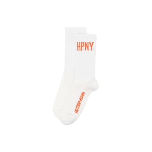 HERON PRESTON Белые Женские Носки MID до икры