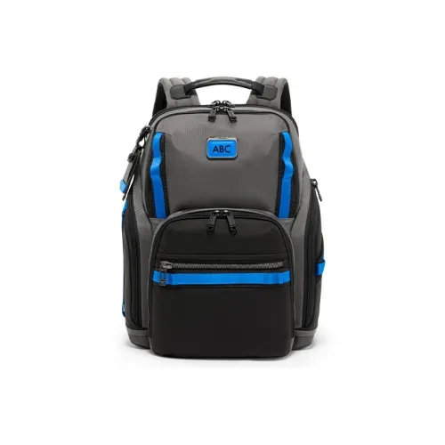 TUMI Alpha Bravo Нейлон Рюкзак Унисекс Серый и Синий