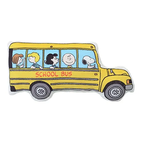 Сега Снупи GIANT Школьный автобус Подушка для сидения 30 см Мерч по IP