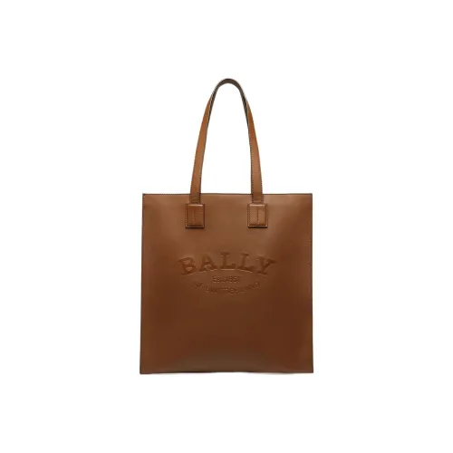 BALLY Crystalia Телячья кожа Тоут Сумка Сумка для покупок Сумка на плечо Сумка Женская Коричневая