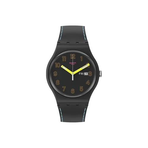 Swatch Quartz Movement Унисекс Gent series Часы 41mm*47,4mm*9,85mm Черные