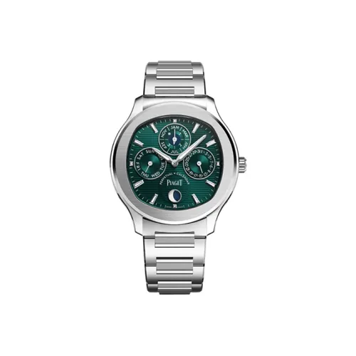 PIAGET Автоматический Механический Механизм Мужские Часы PIAGET POLO 42 мм Зеленые