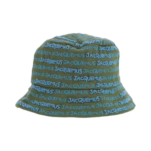 Jacquemus Cotton Bucket Hats Зеленый Женские