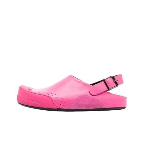 MARNI Fussbett Стильные Сандалии Мужские Розовые