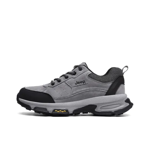 JEEP Противоскользящая устойчивая к истиранию низкий топ уличная обувь мужская серый