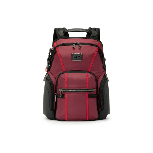 TUMI Nylon Рюкзак Унисекс Красный и Черный