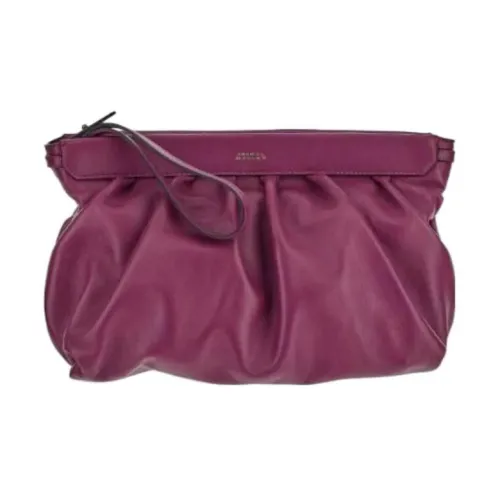 ISABEL MARANT Телячья кожа Клатч Женский Фиолетовый