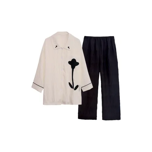 Chun Xi Белый Женские Пижамные Комплекты