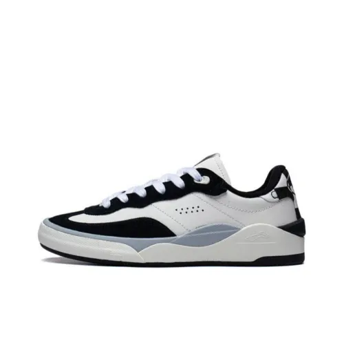 LINING Низкие Кроссовки для Скейтбординга Женские Белые Черные