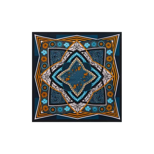 WENSLI Средний Квадратный Шарф Женский