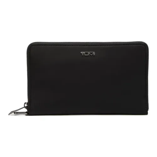 TUMI Voyageur Nylon Clutch Wallet Unisex Black